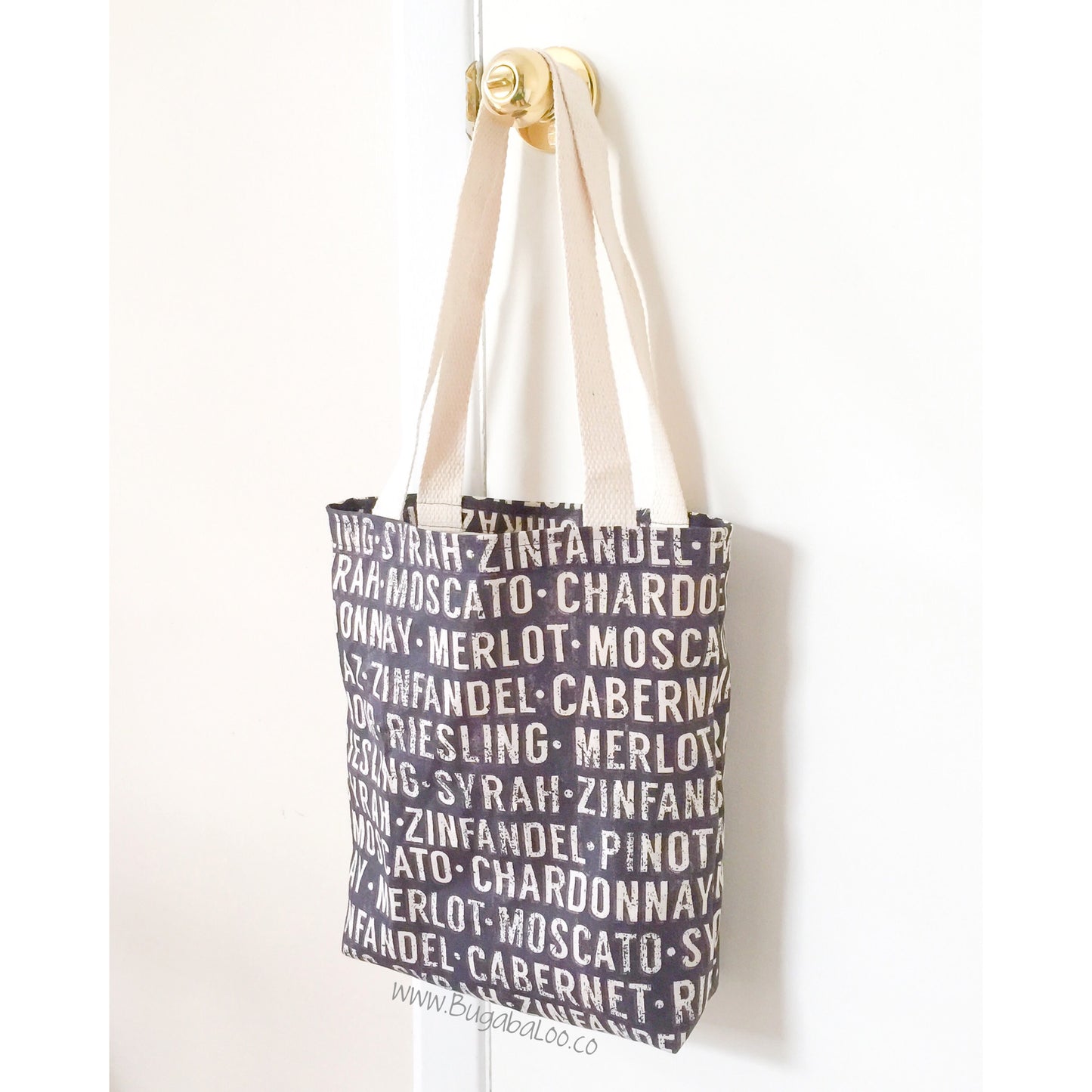 Wine Lover's Tote - Medium Canvas Tote Bag