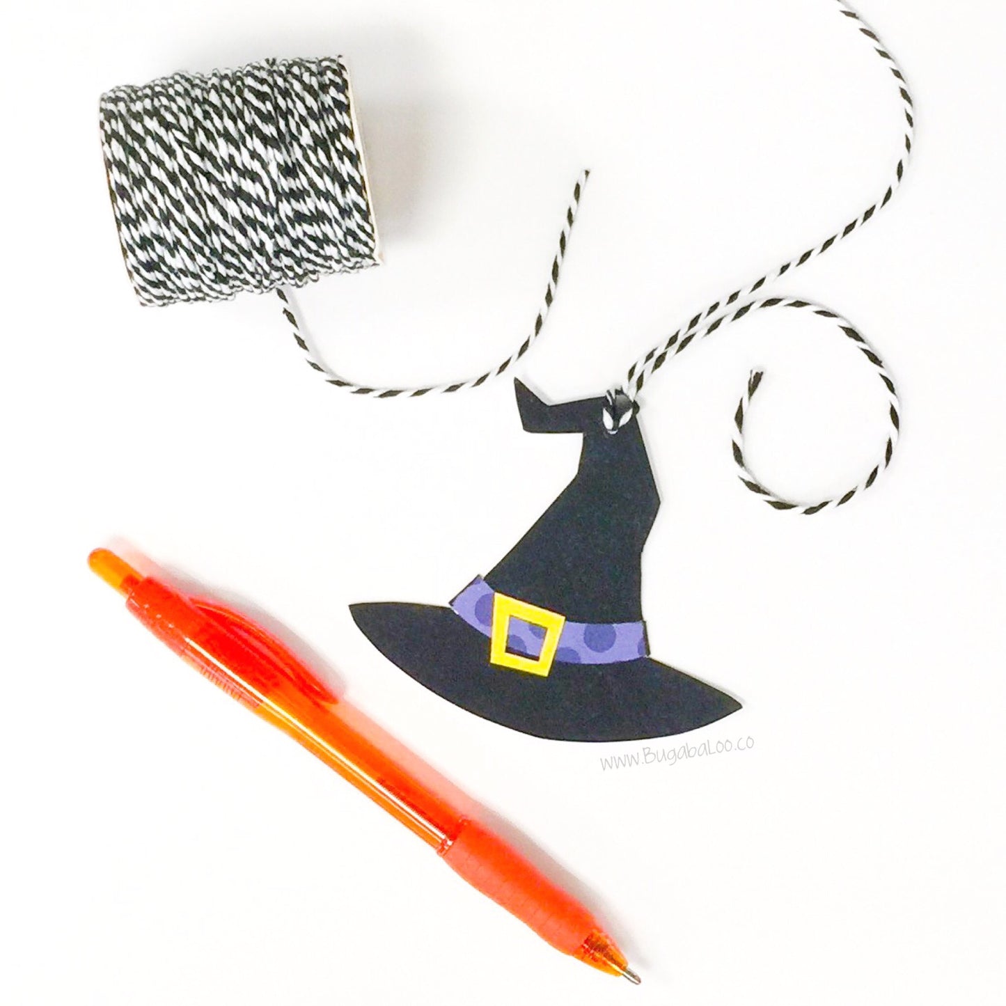Free Printable - Halloween Treat Bag Tags or Mini-Bunting