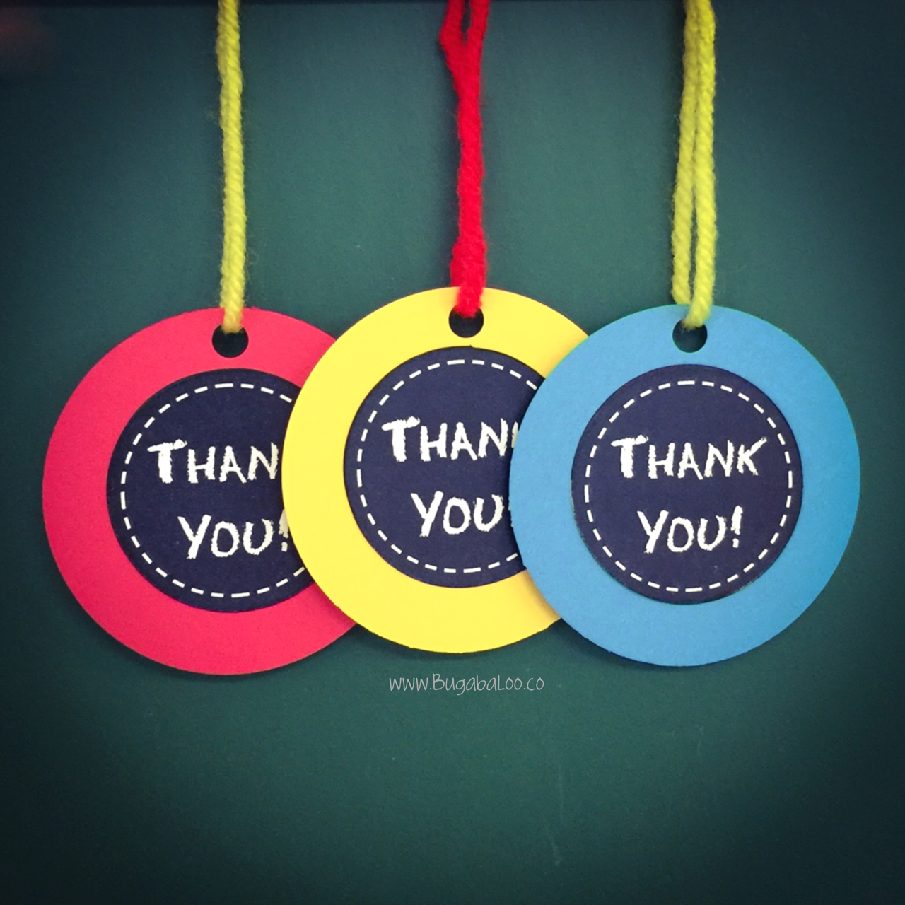 Free Printable - Chalkboard Thank You Tags