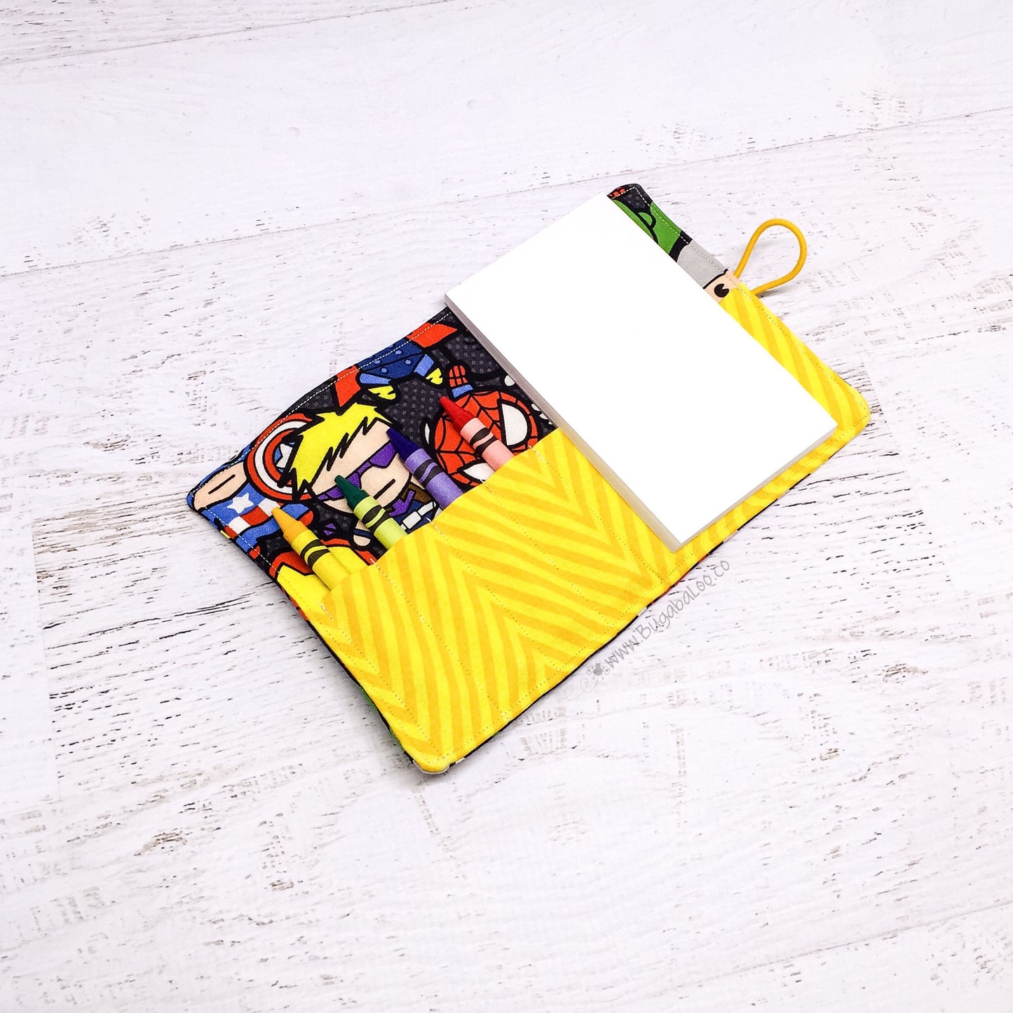 Doodlebug Crayon Wallet: Avengers