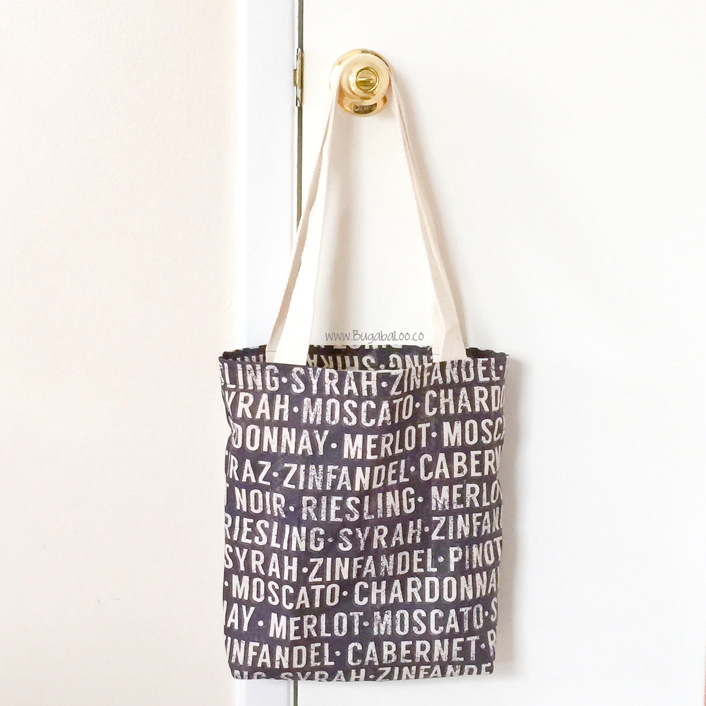 Wine Lover's Tote - Medium Canvas Tote Bag