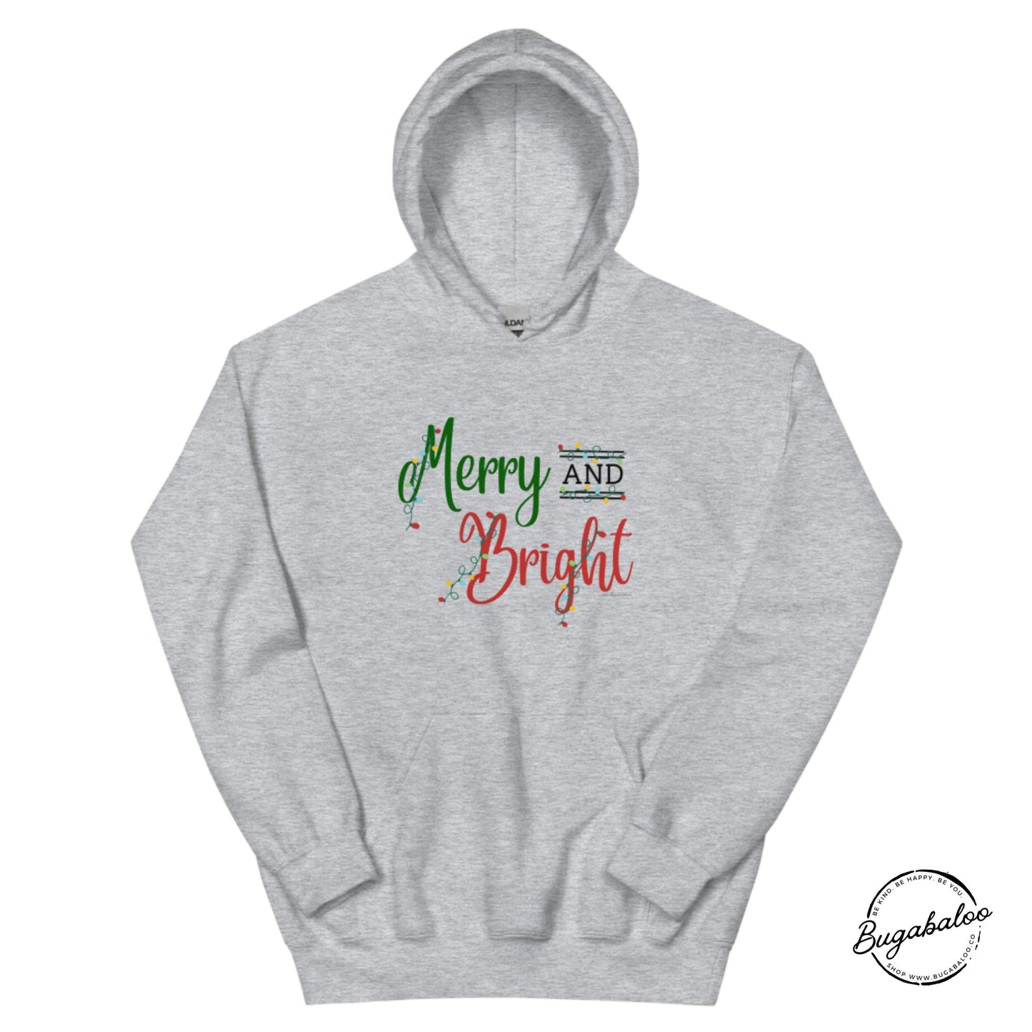 Merry and Bright Christmas Unisex Hoodie